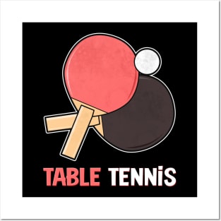 Table Tennis Posters and Art